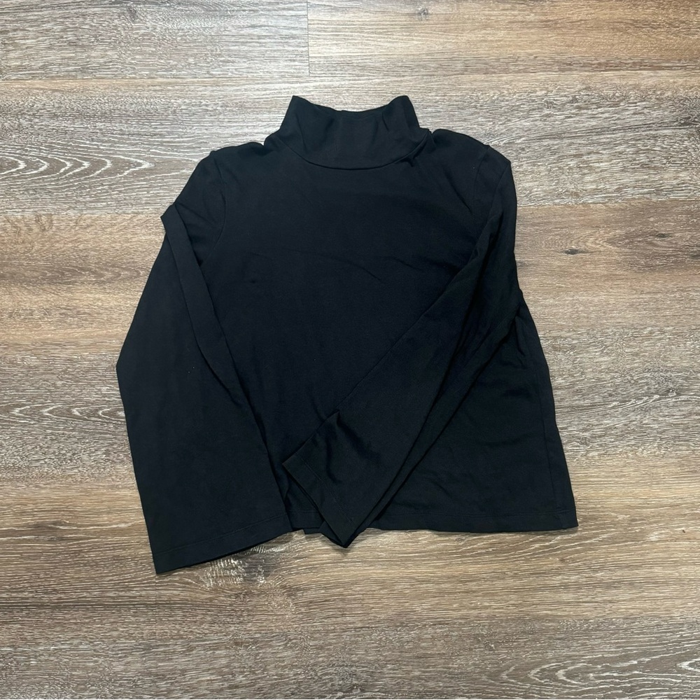 Madewell Wide Sleeve Mock Neck Top